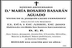 María Rosario Basarán Aguado